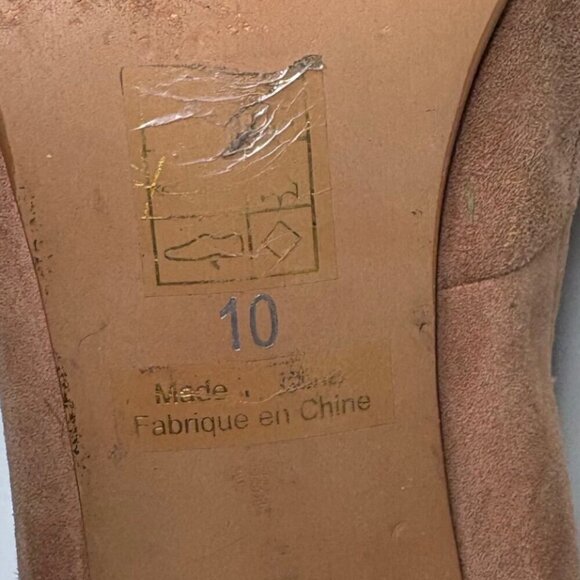 Jeffrey Campbell Brown Suede Block Low Heel Pump Shoe Size 10 - Picture 8 of 12